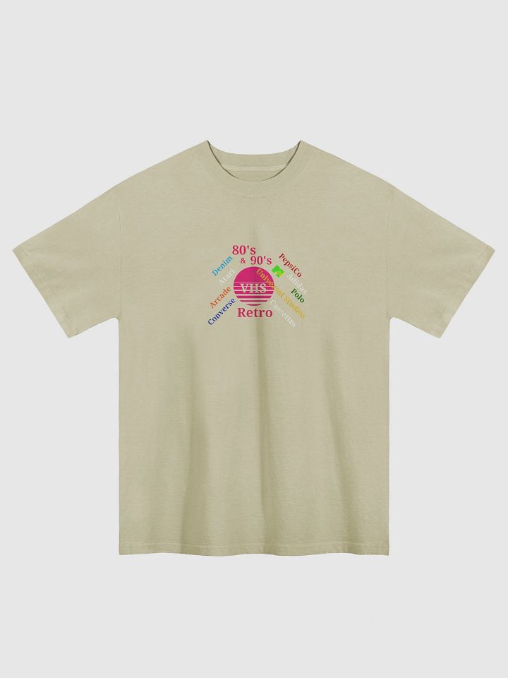 Retro Nostalgia VHS Circle T-Shirt product image (1)