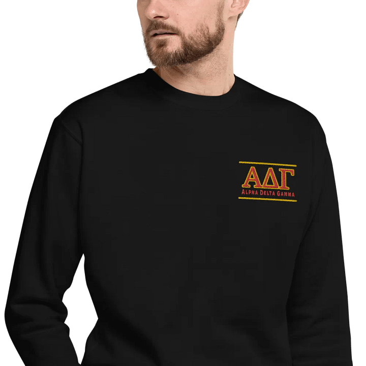 ADG Red/Gold Sweatshirt - Embroidered product image (1)