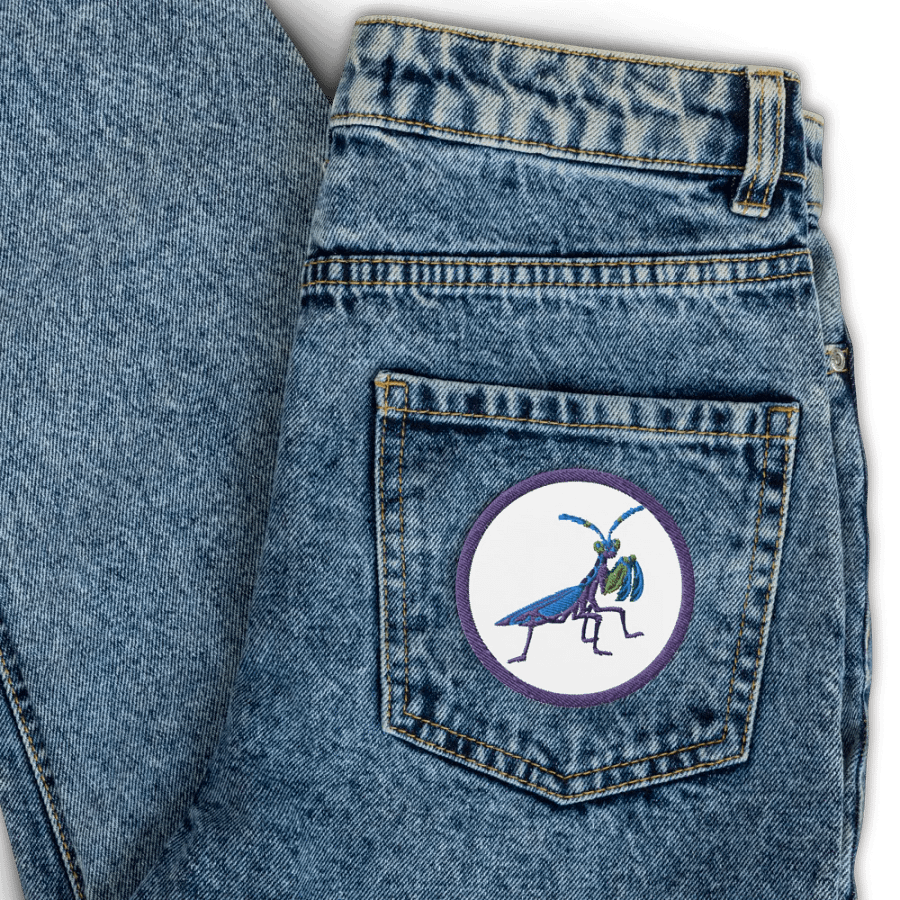 Praying Mantis Embroidered Patch product image (11)