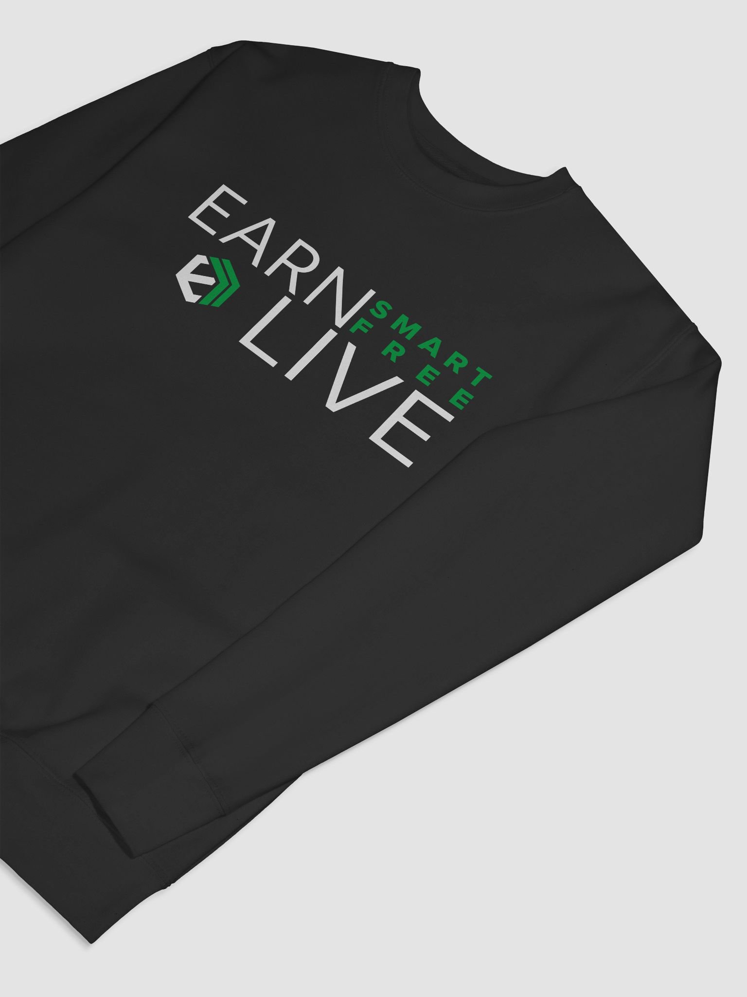 Earn Smart. Live Free. Crewneck Sweater product image (7)