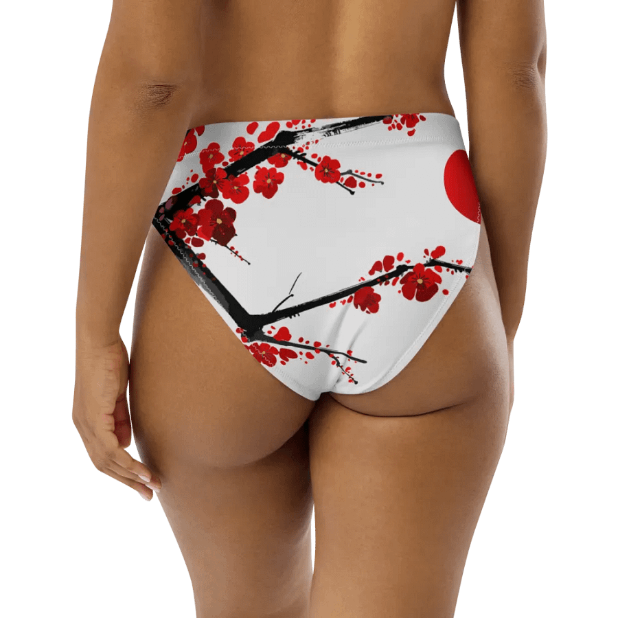 Blossom Burst - EcoChic High-Waisted Bikini Bottom product image (8)