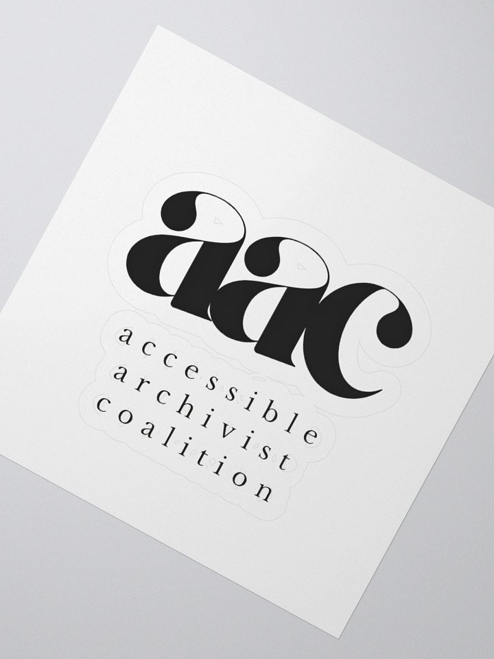 THE AAC STICKER - BLACK product image (6)