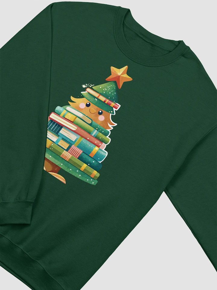 Book Tree Christmas Crewneck product image (1)