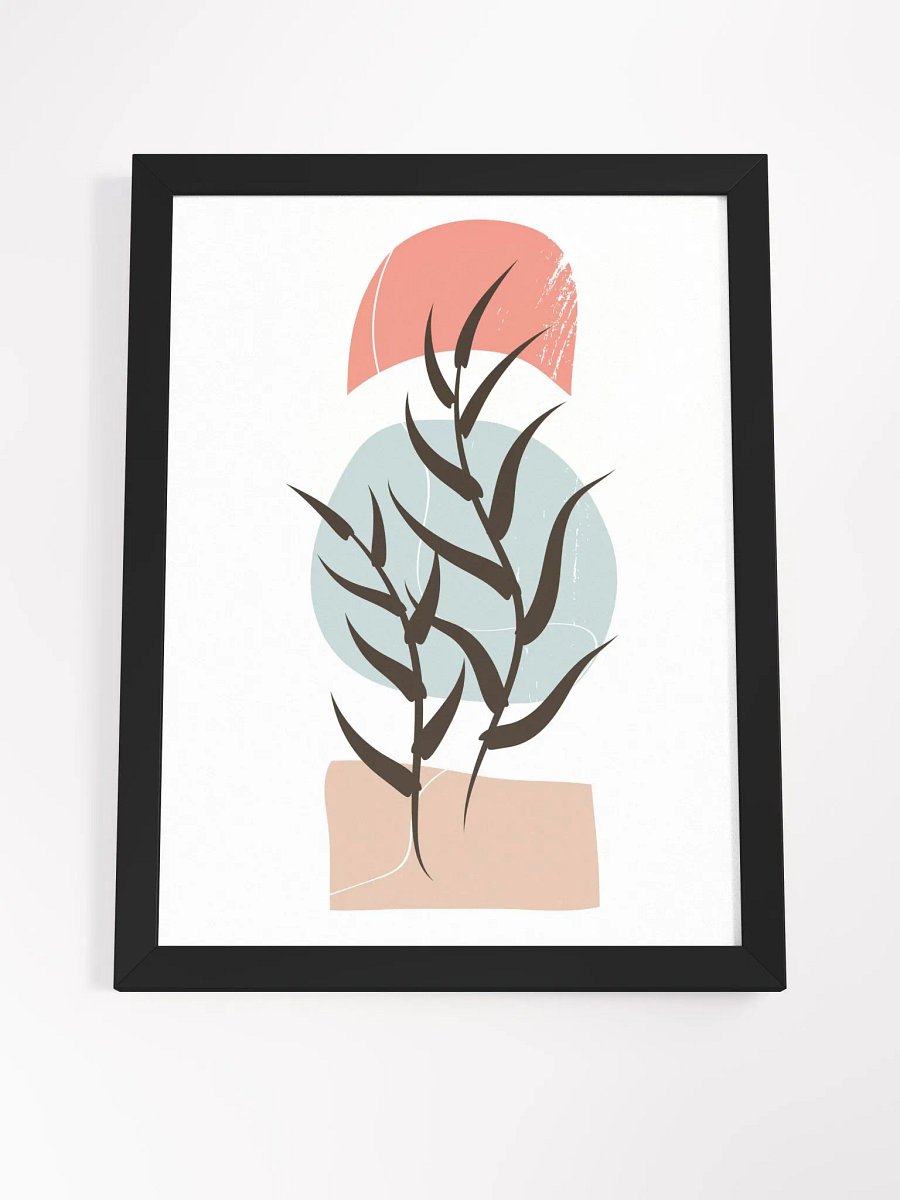 Abstract Botanical Geometric Art Print product image (40)