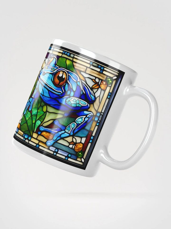 #001 Mr. Blues Frog Stained Glass Mug product image (4)