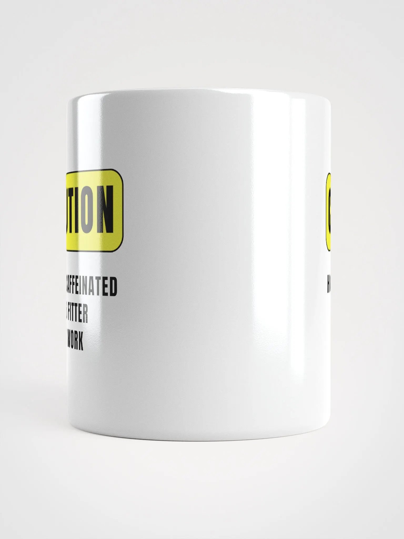 Gas Fitter Mug - Caution Highly Caffeinated product image (14)