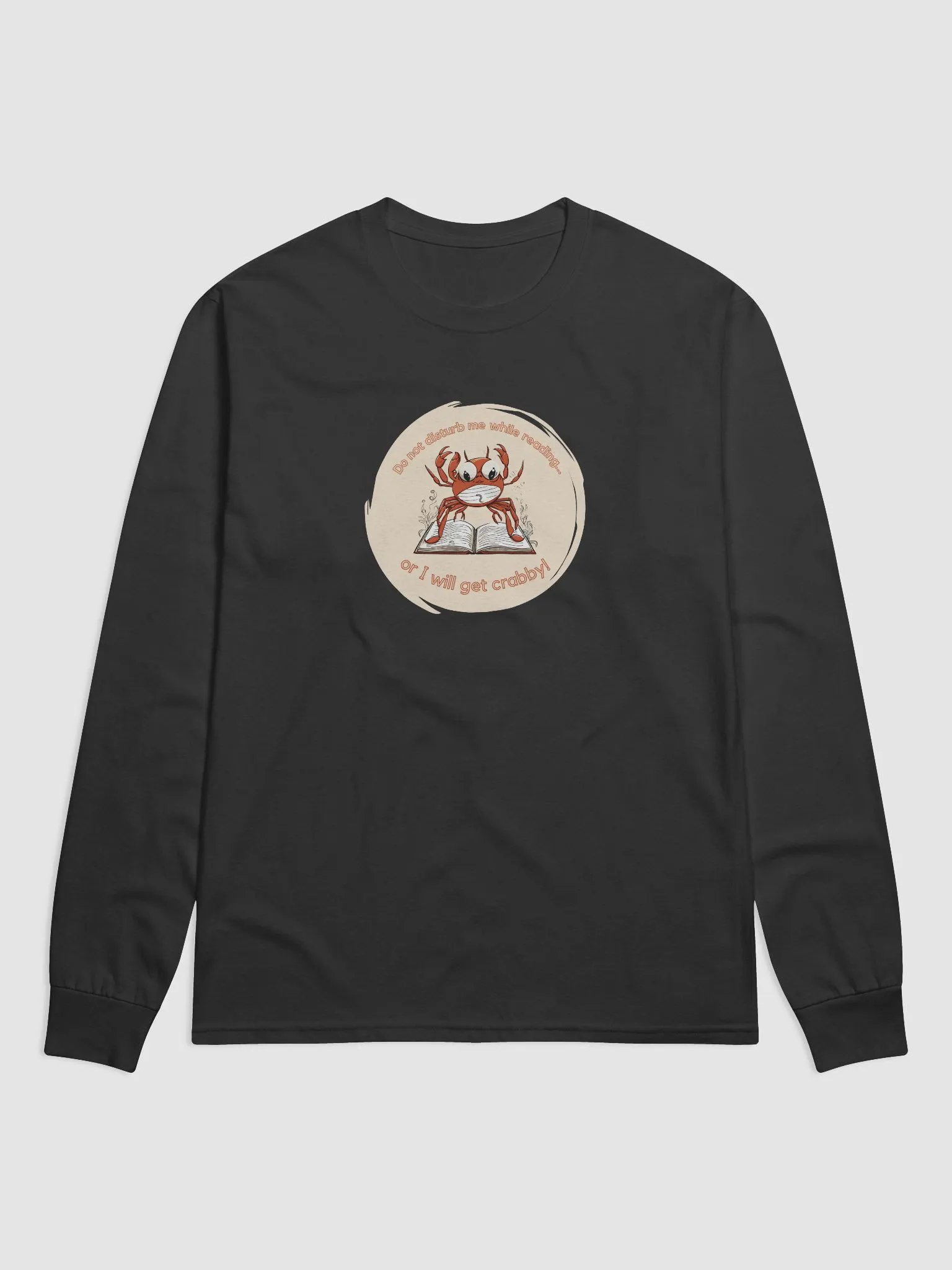 Do Not Disturb Me While Reading My Book Crab Shirt product image (2)