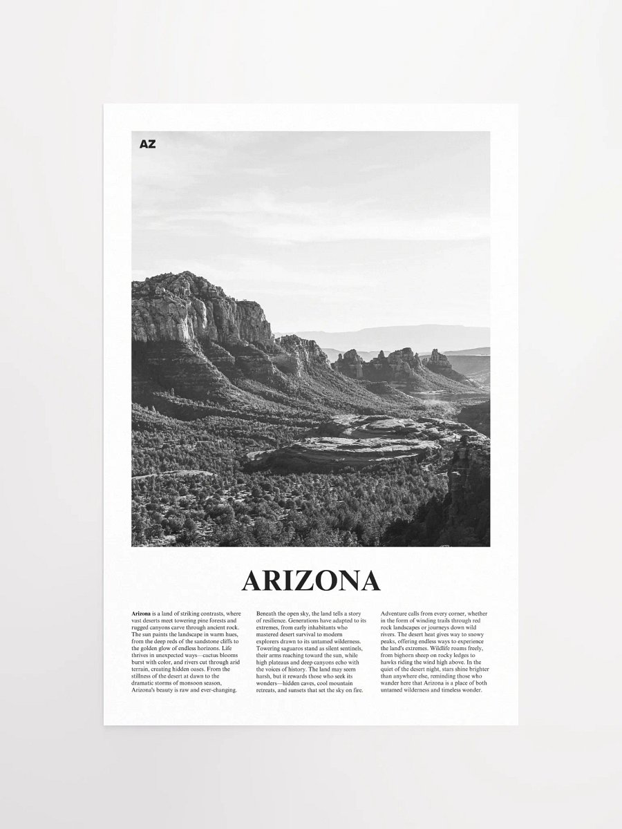 Arizona 01 Newspaper Poster product image (5)