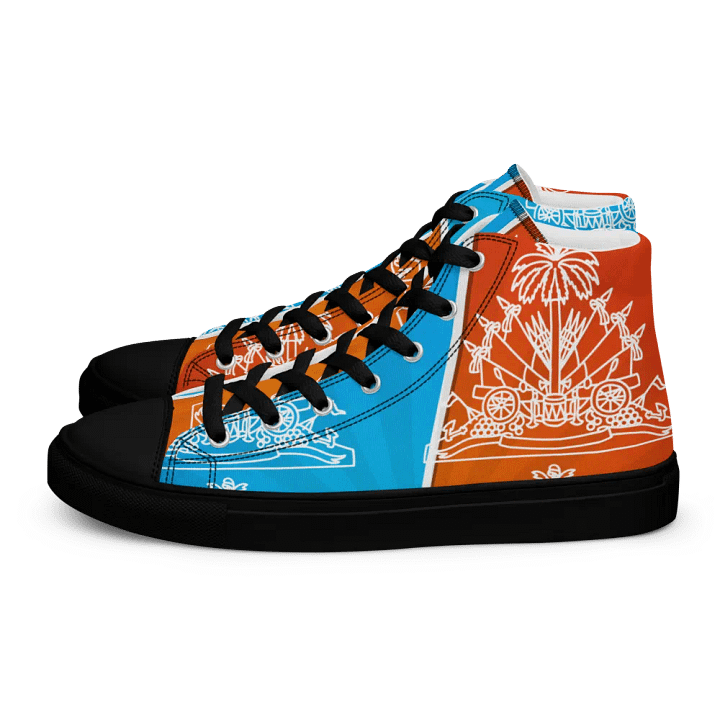 Haitian flag Men's High Tops product image (1)