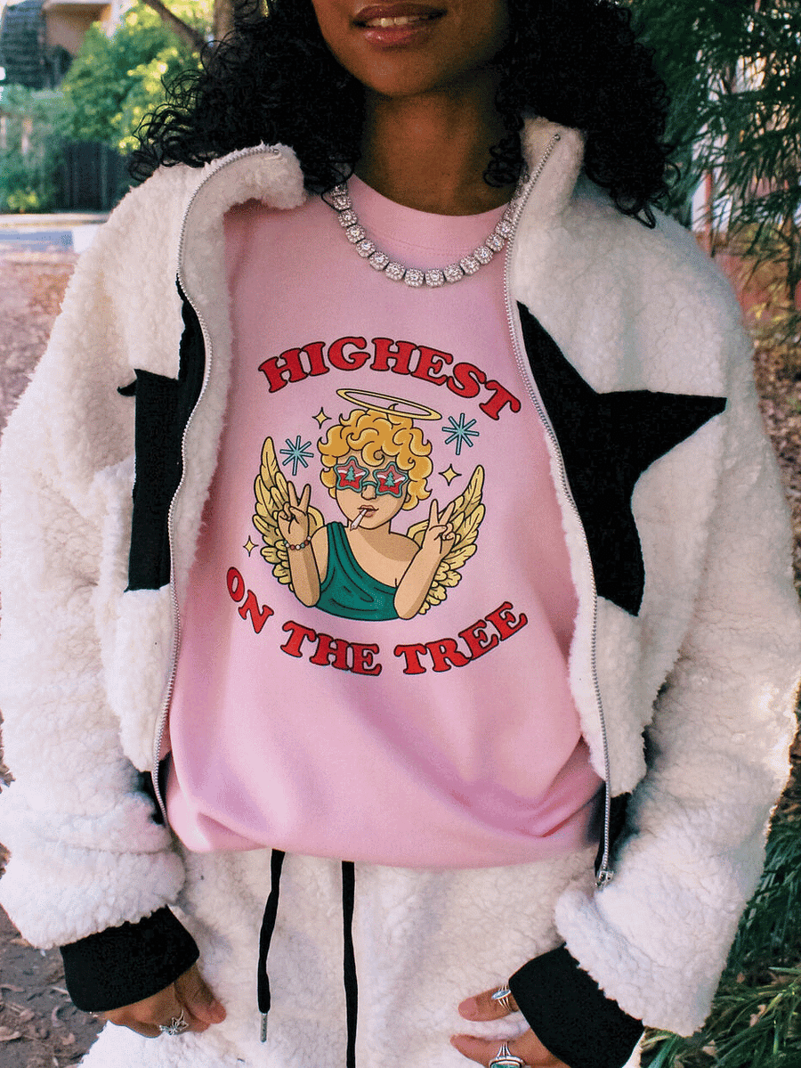 Peaceful Angel Crewneck Sweatshirt product image (5)