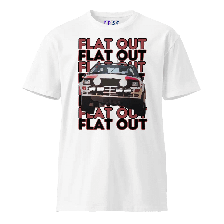 "Flat Out" Rally Poster T-Shirt product image (1)