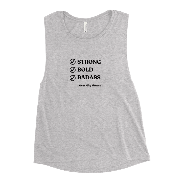 Badass - tank (black lettering) product image (4)
