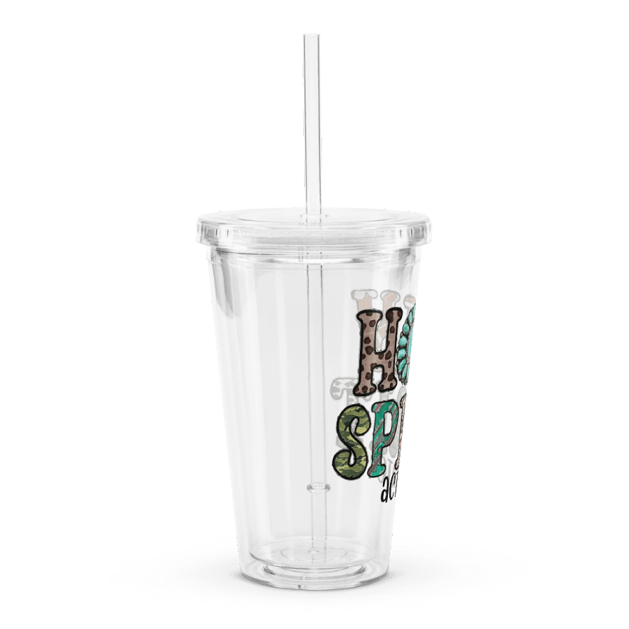 Holy Spirit Activate - Double Wall Clear Plastic Tumbler product image (3)