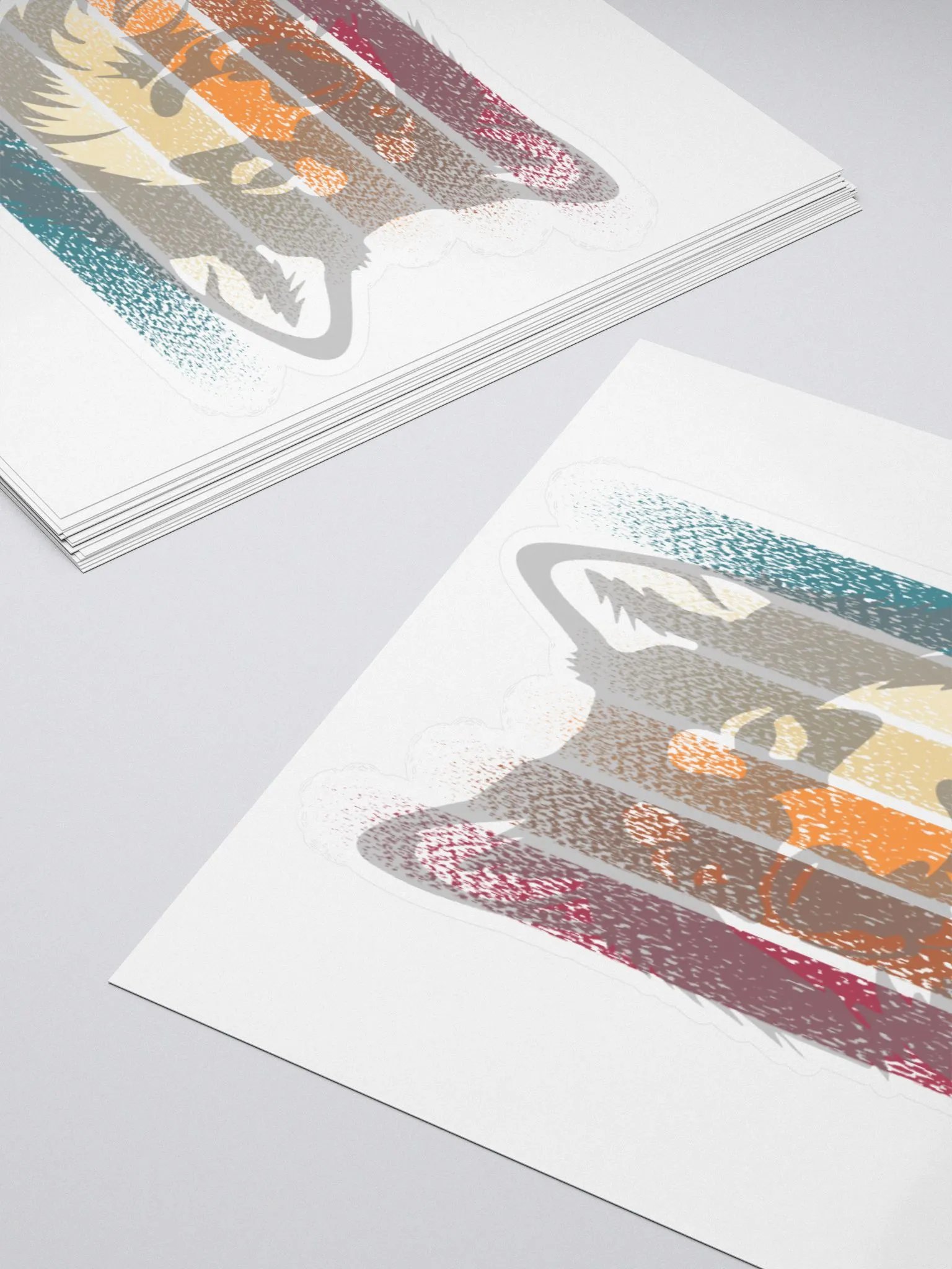 Alaskan Malamute Light Gradation Color Sticker product image (5)