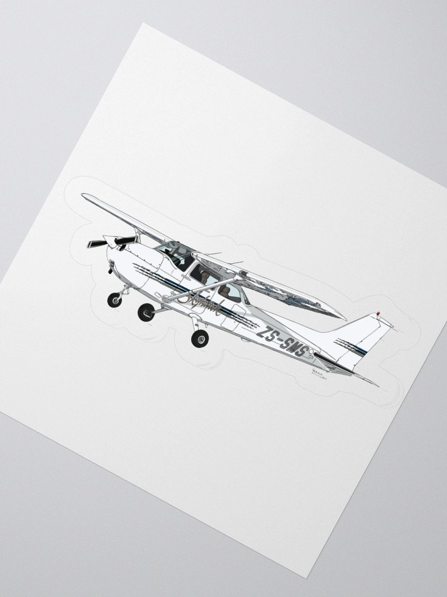 Cessna 172 Skyhawk II ZS-SMS Aviation Sticker product image (6)