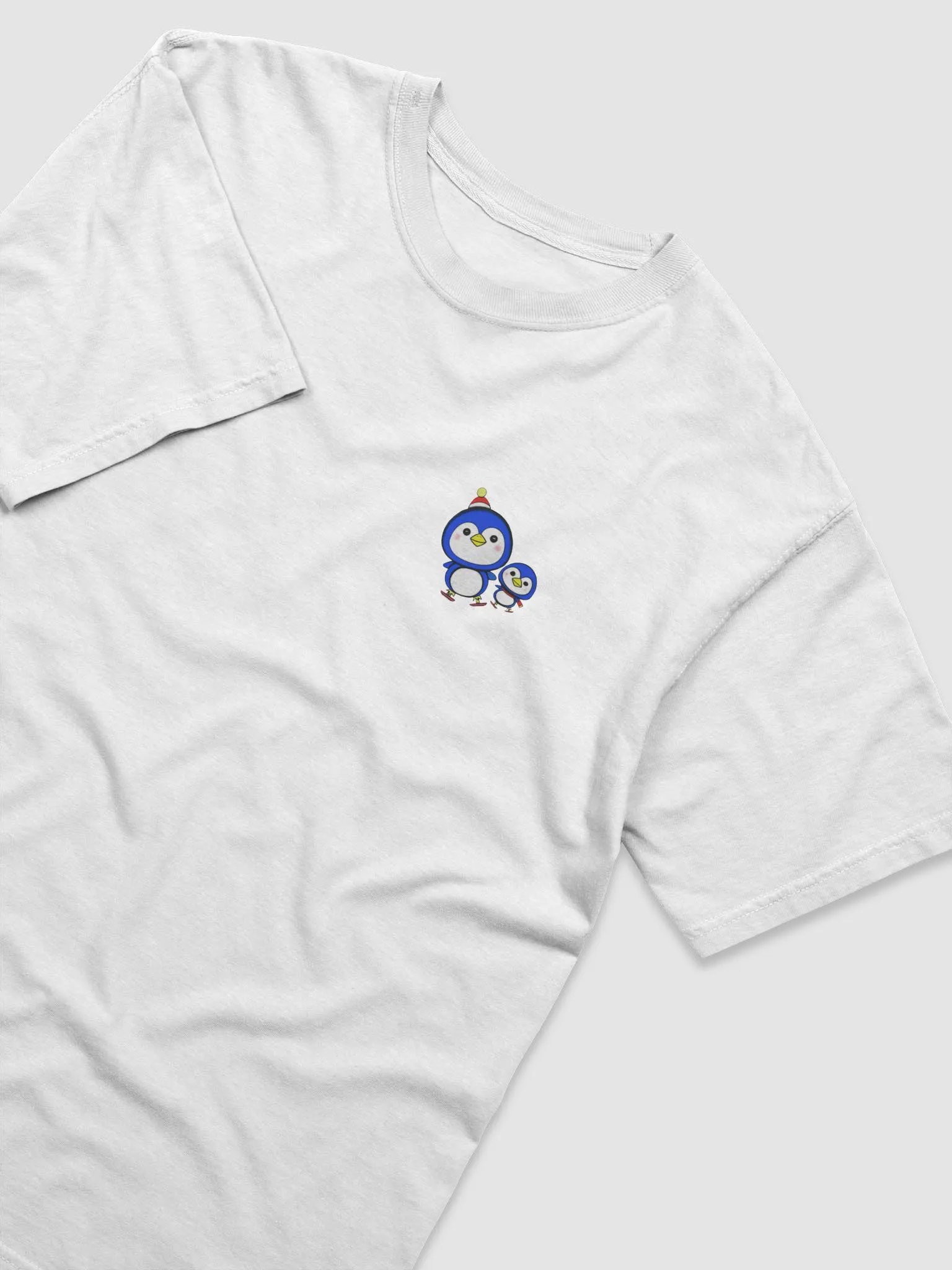 Skating Penguins Holiday T-Shirt product image (3)