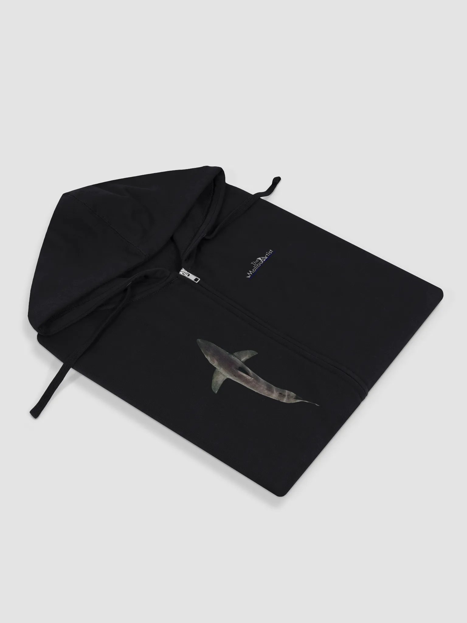 Great White Shark Fleece Zip-Up Hoodie product image (3)