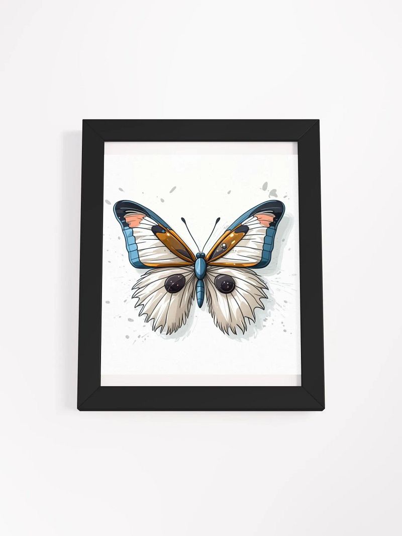 Butterfly Harmony Framed Matte Poster