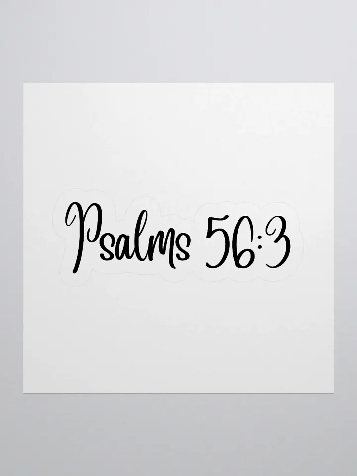 Psalm 56:3 Sticker product image (1)
