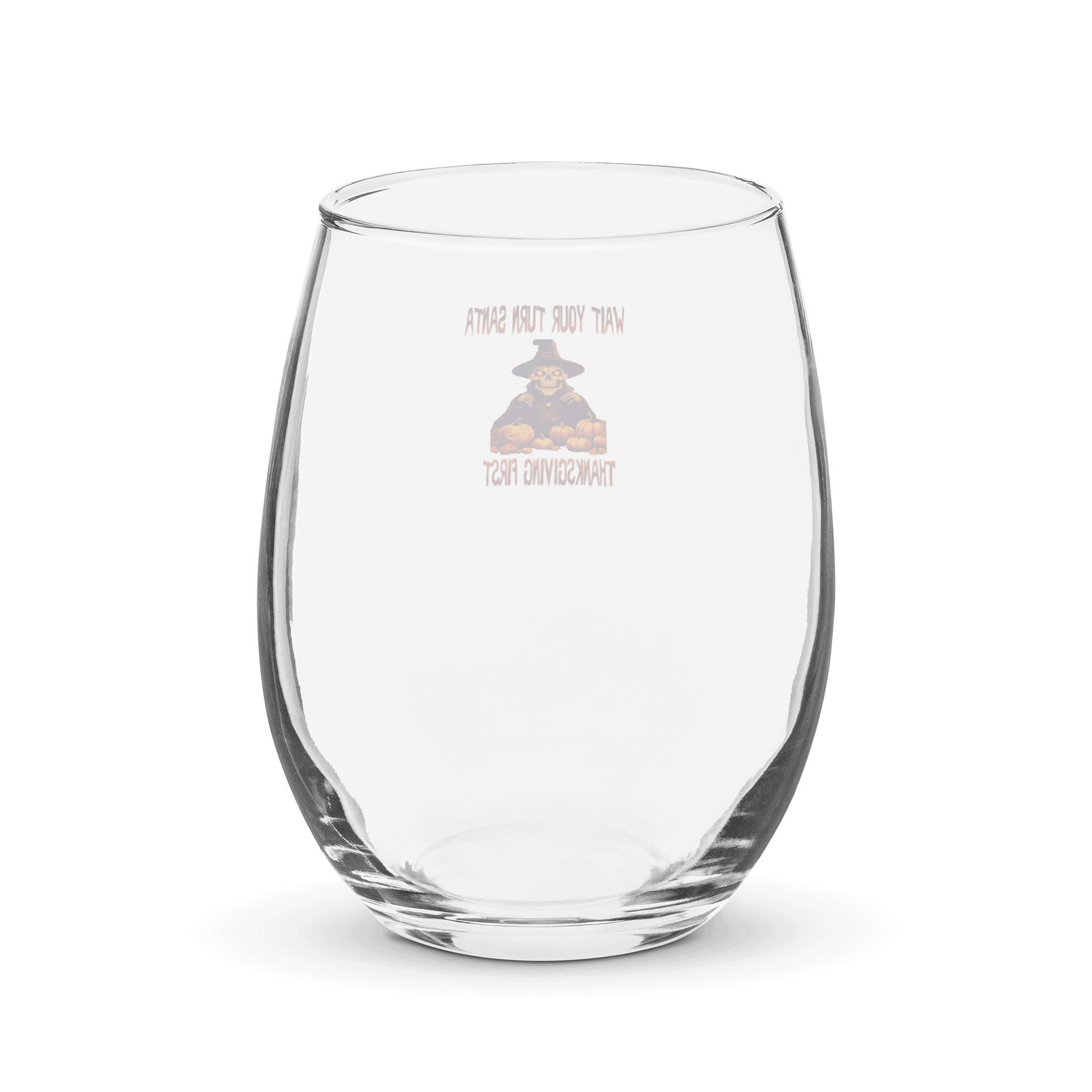Spooky Skeleton Stemless Wine Glass product image (2)