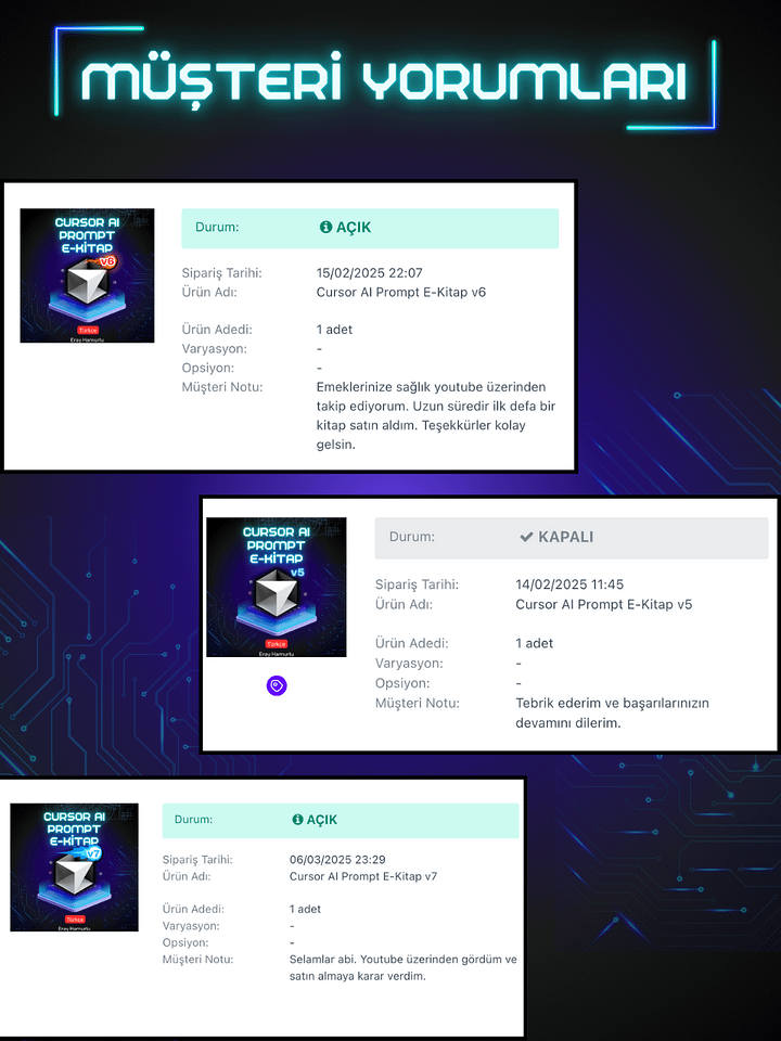 Cursor Kullanım Rehberi – Yapay Zeka ile Kodlama v10 product image (2)
