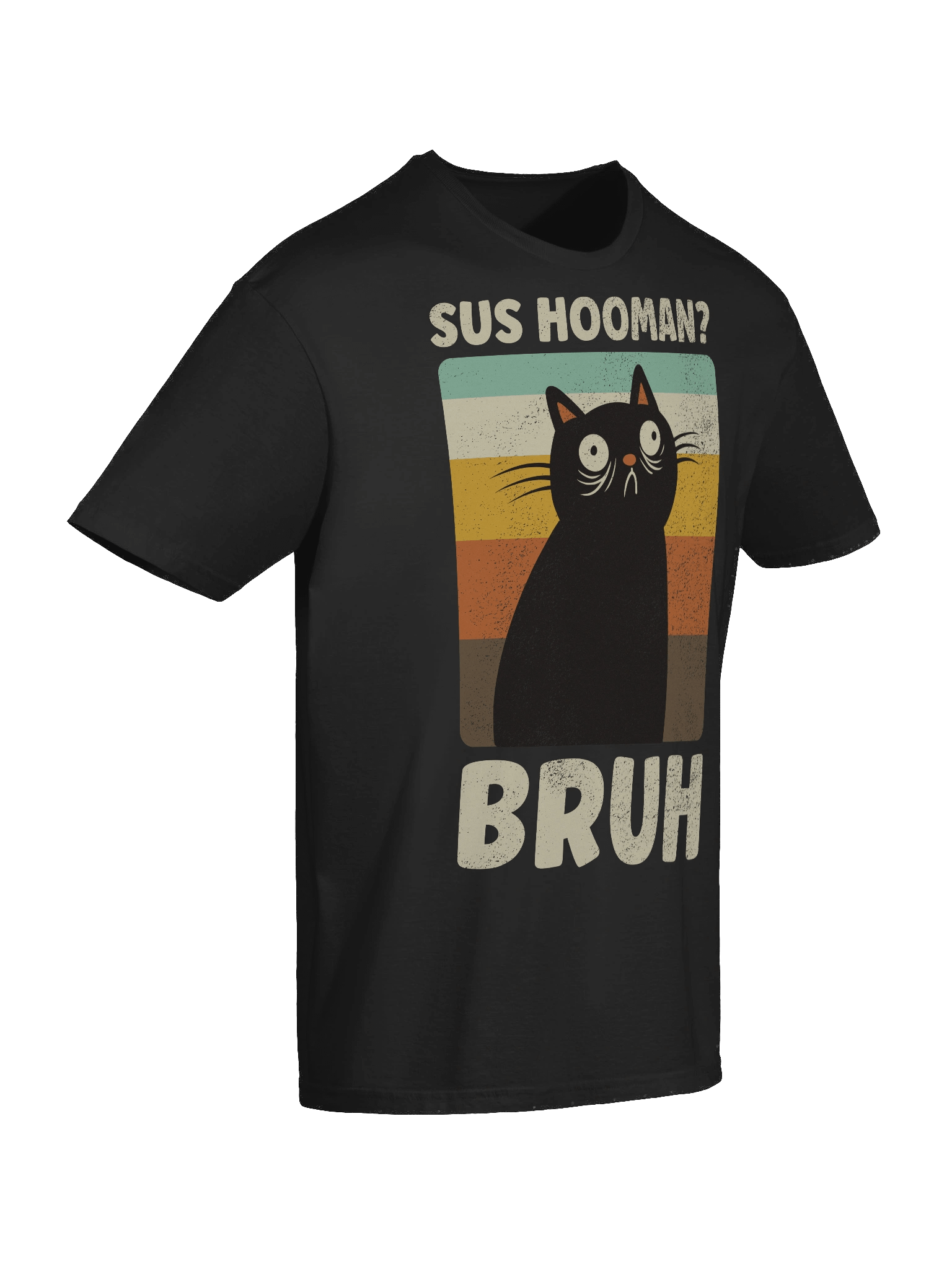 Bruh Cat SUS HOOMAN T-Shirt product image (57)