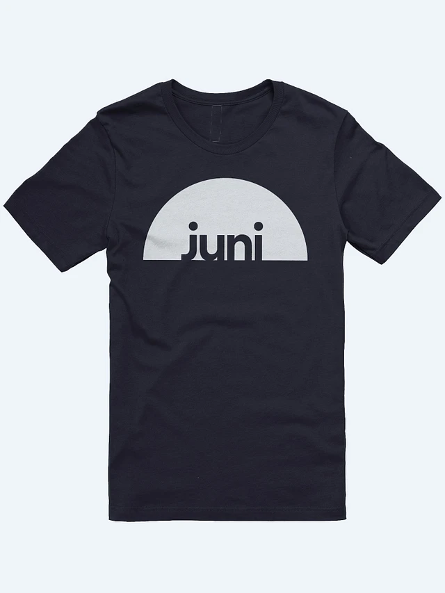 Juni T-Shirt, White on Navy product image (1)