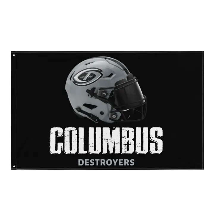 Columbus Destroyers Team Flag product image (1)