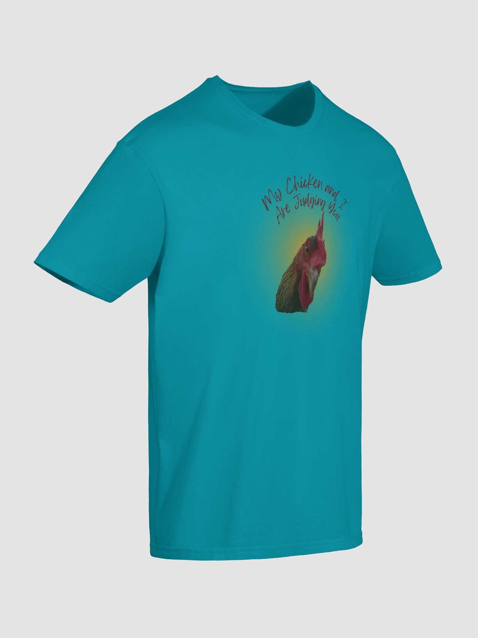 Judgmental Chicken Unisex T-Shirt product image (147)