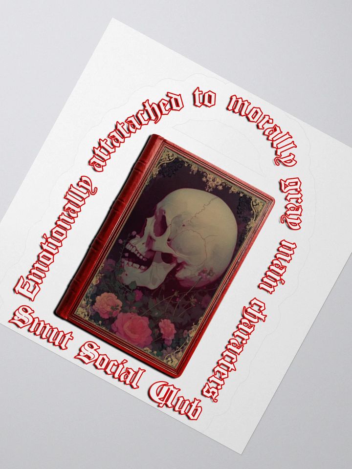 Booktok - Attracted To Morally Grey Sticker product image (6)
