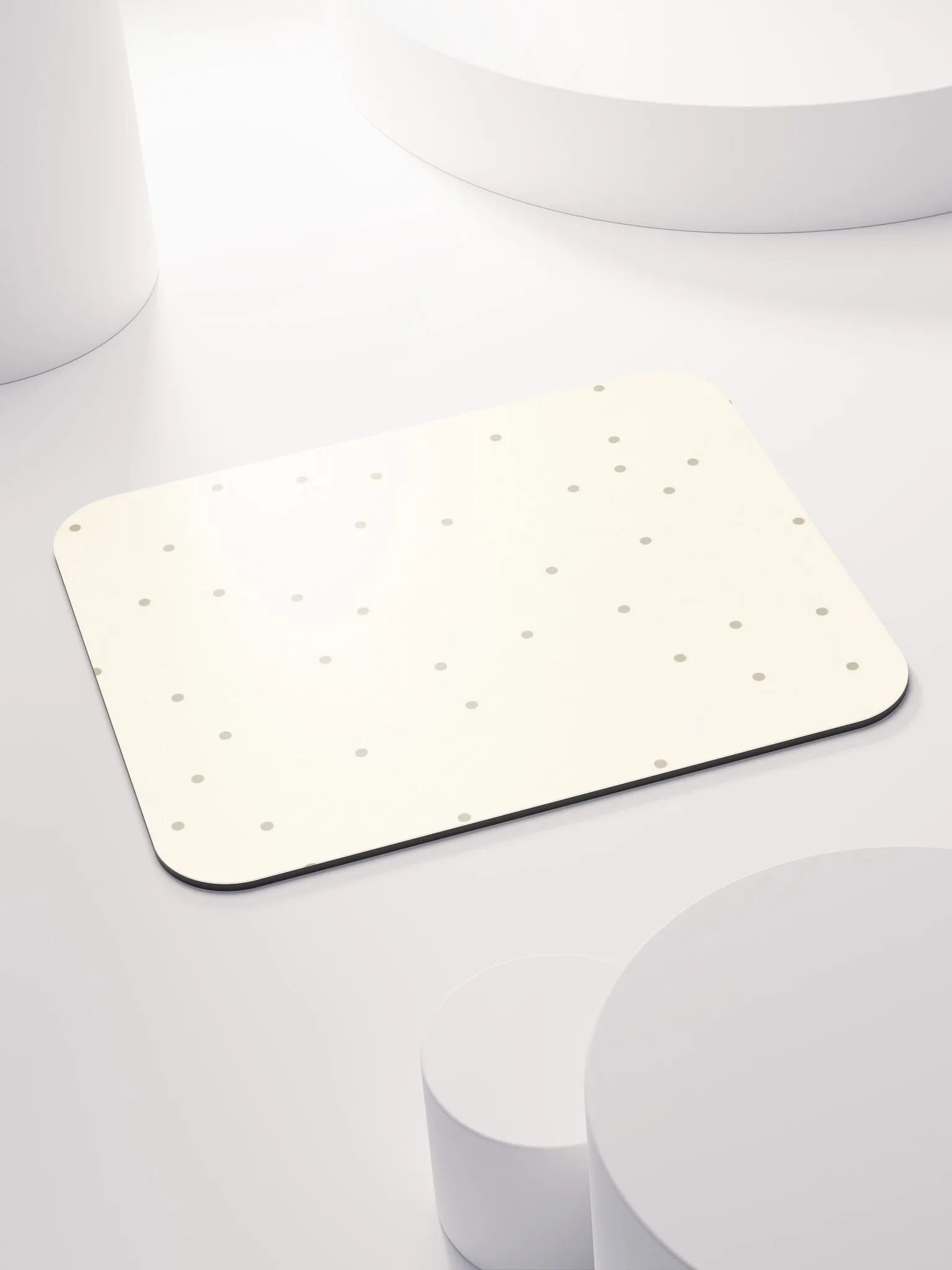 Beige Dot Bliss Mouse Pad product image (4)