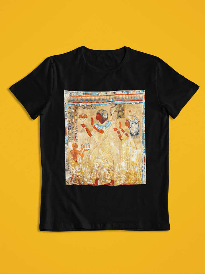 Neferhotep and Wife Ancient Egypt Art Unisex T-Shirt product image (1)