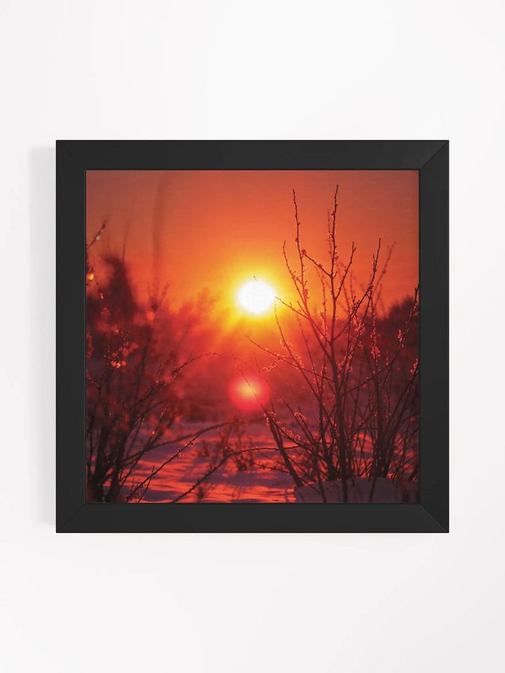 Winter Glow Framed Print product image (6)