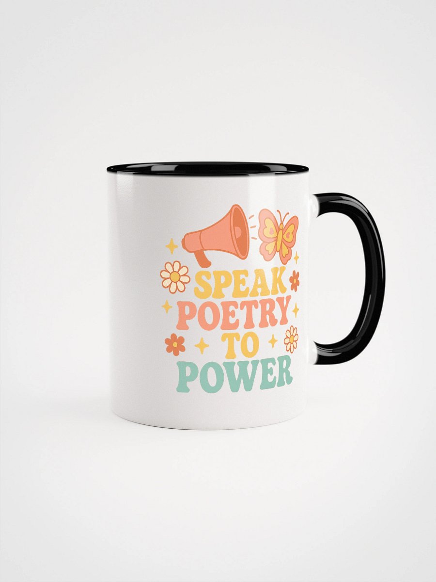 Speak Poetry To Power Accent Mug product image (2)