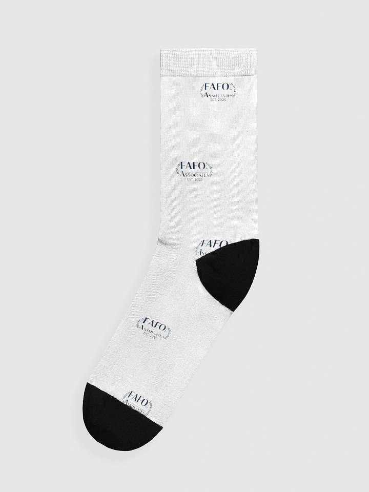 FAFO Grid Pattern Crew Socks product image (1)