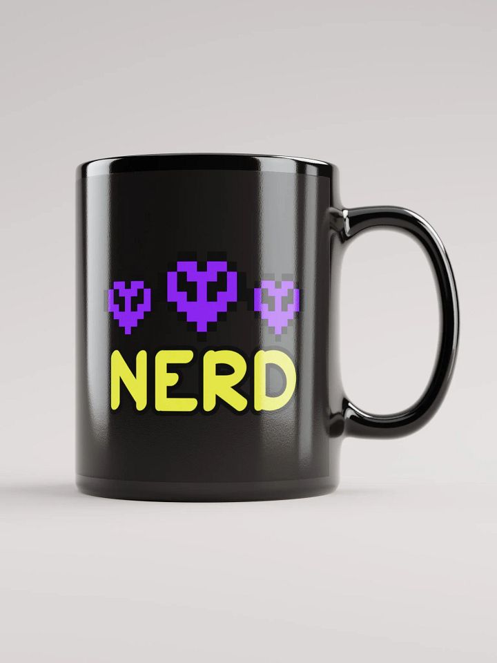 Hardcore Nerd black mug product image (2)