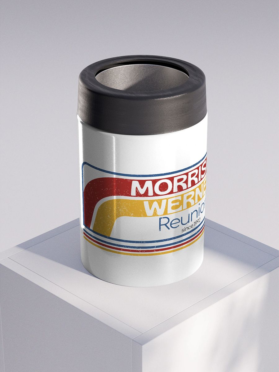 "Retro Stripes" Stainless Steel Coozie product image (3)