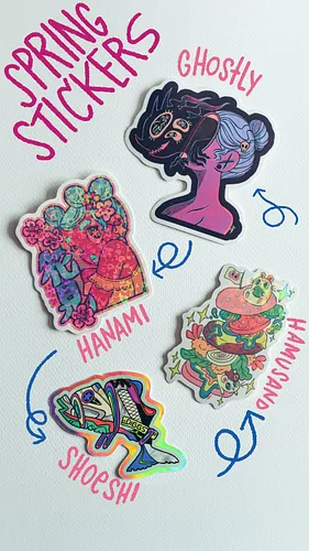 Finally got this season’s stickers in!! They look so rad!! Want some?? You gotta join the Sticker Club! Check out the link in...