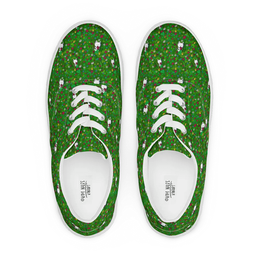Westie Dog Garden Helper Canvas Sneakers product image (2)