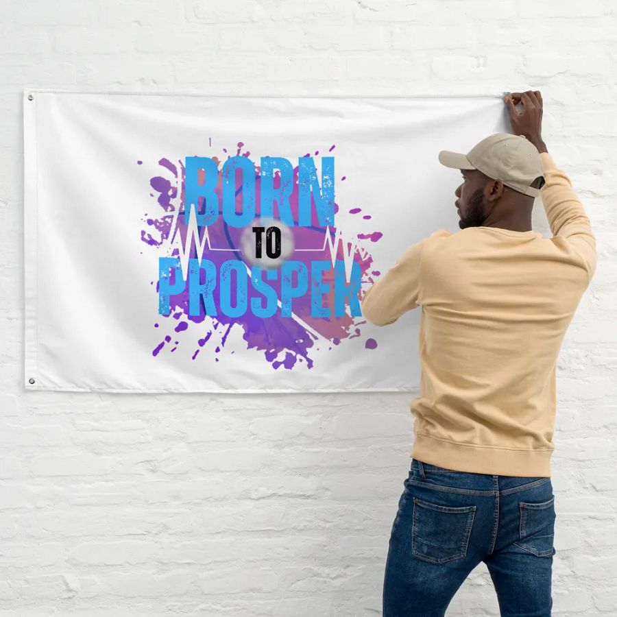 Born to Prosper Flag product image (11)