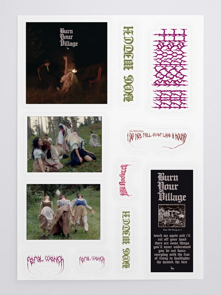 'Burn Your Village' Sticker Pack product image (1)