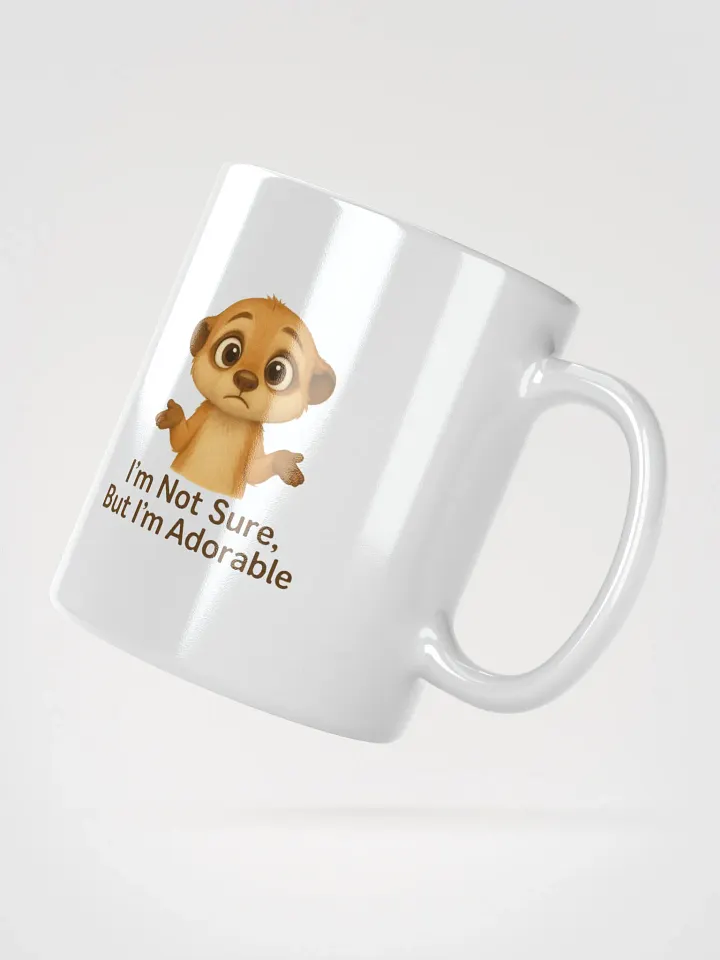 Adorable Meerkat White Glossy Mug product image (5)