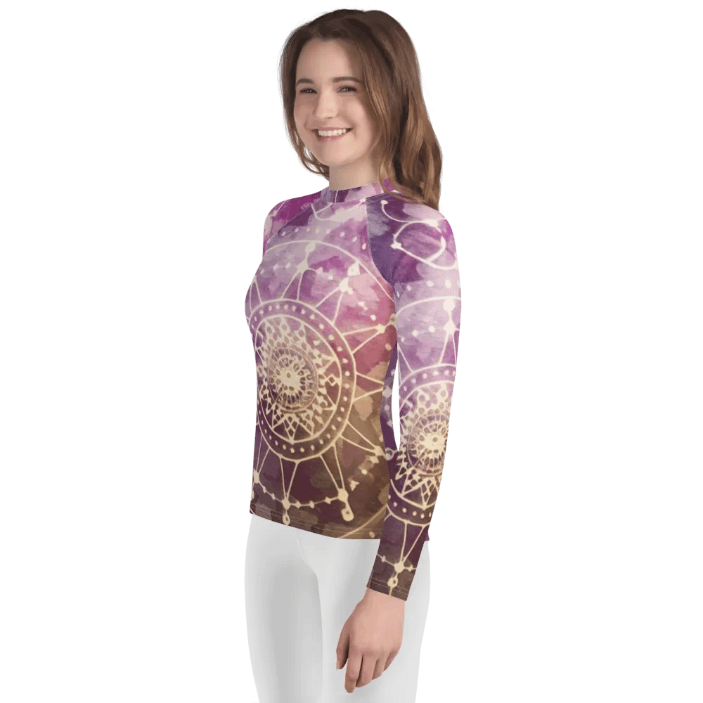 Sacred Geometry, Unisex youth Rash Guard product image (3)
