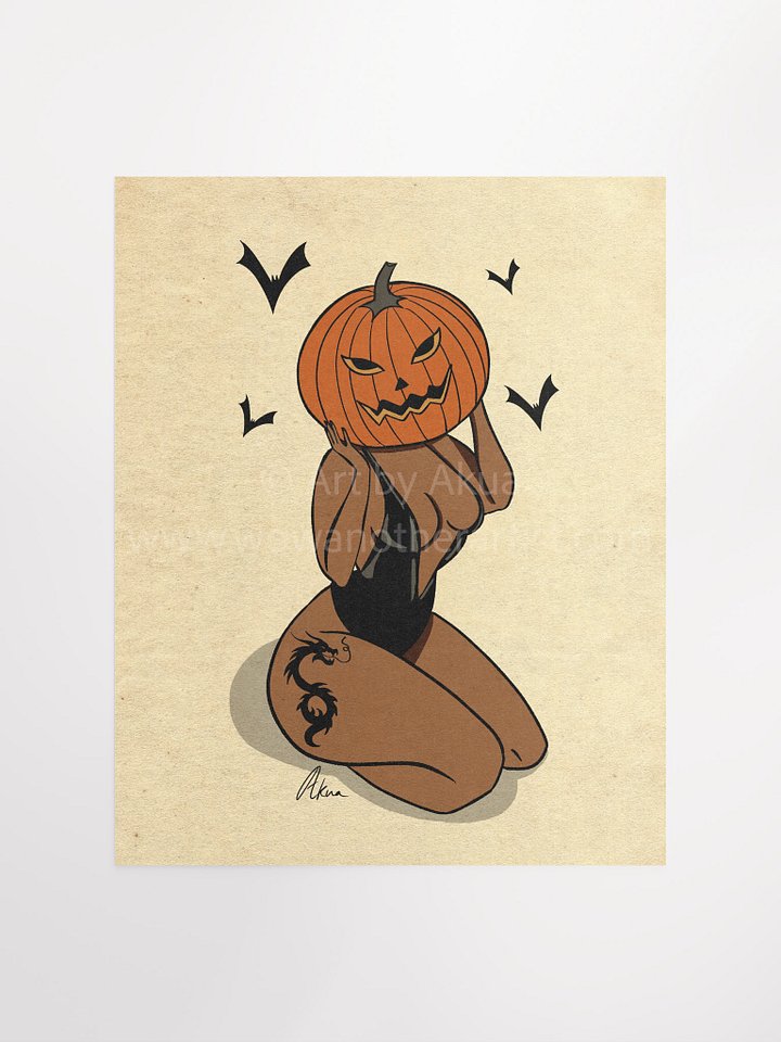 Pumpkin Pinup (borderless) product image (5)