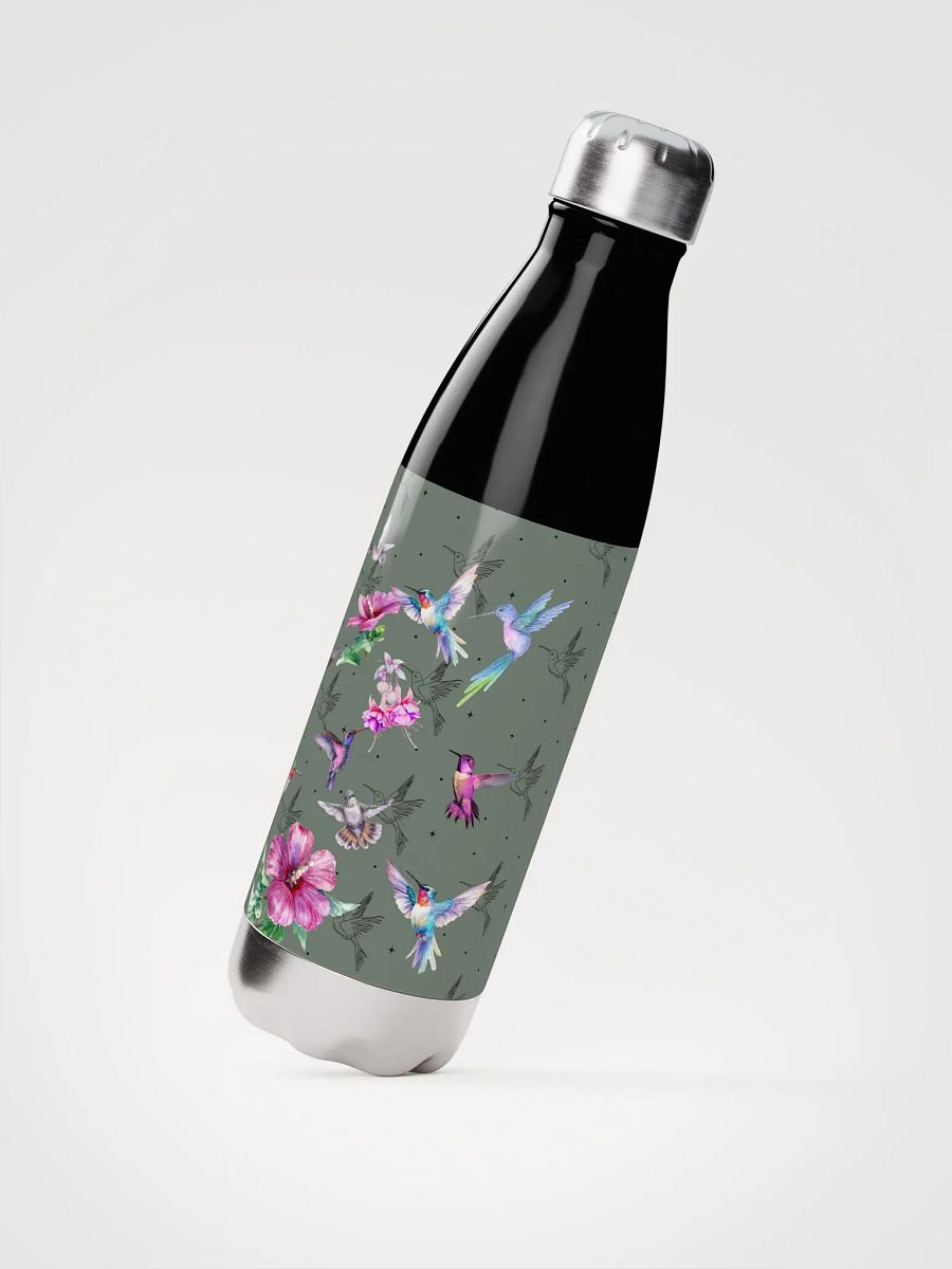 Hummingbird Haven Stainless Steel Water Bottle gift for moms nature lovers friends colleagues product image (2)