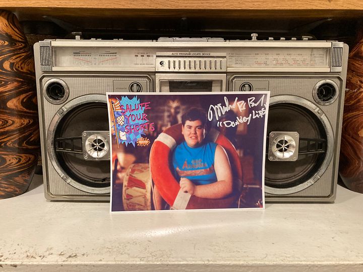 Autographed Donkeylips Salute Your Shorts Promo Headshot Logo product image (1)