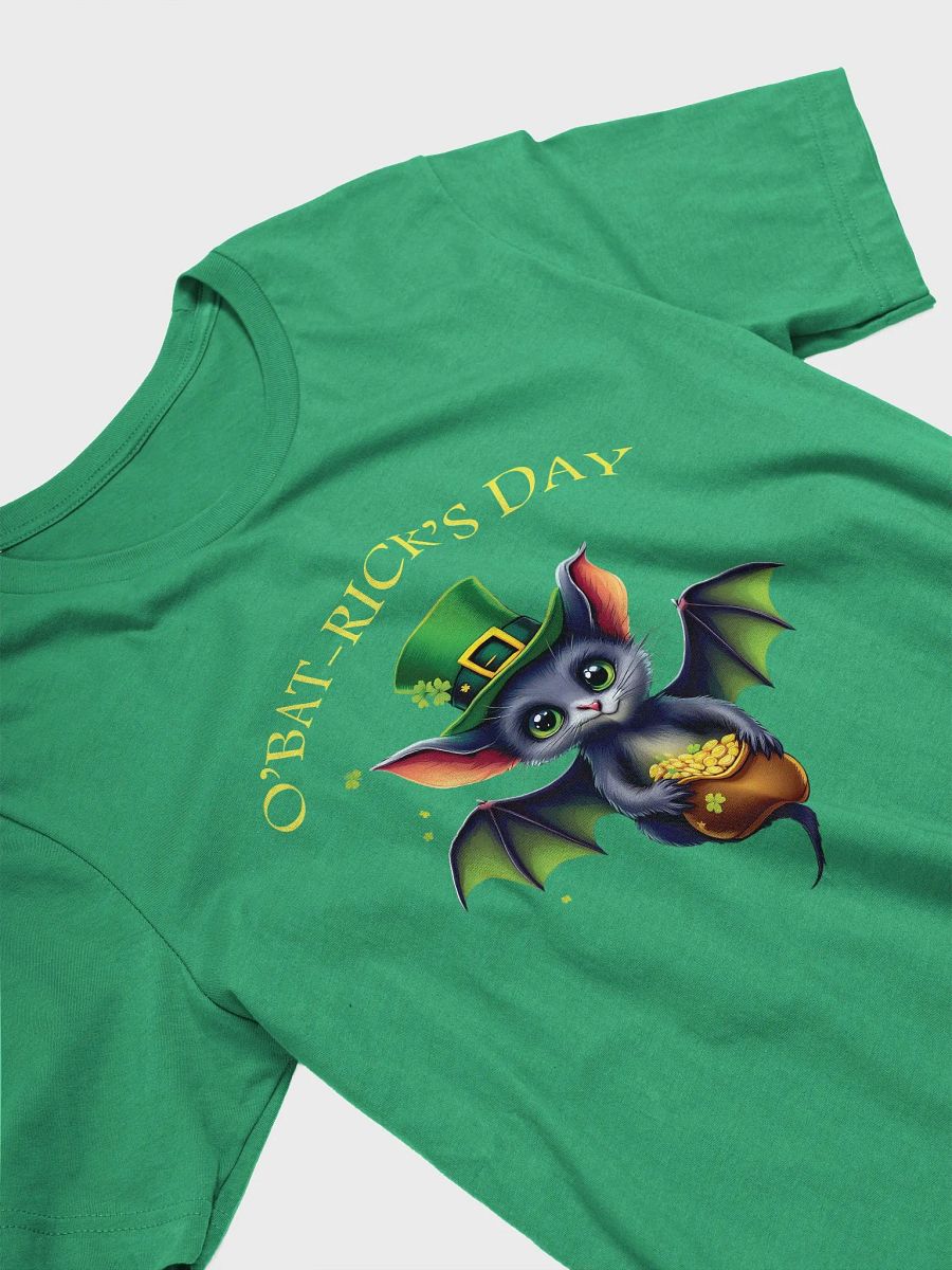 Cute St. Patrick’s Day Bat T-Shirt – O’Bat-Rick’s Day Funny Irish Design product image (15)