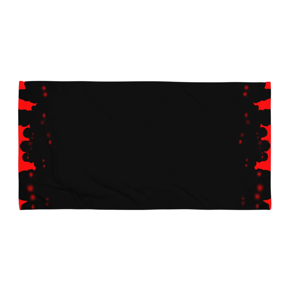 Rorschach Red Symmetry Towel product image (1)