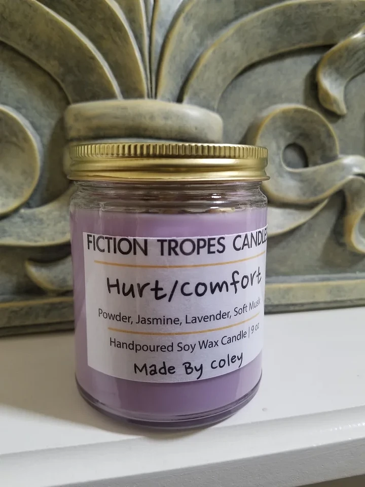 Hurt/Comfort Candle (Fiction Tropes Candles) product image (2)
