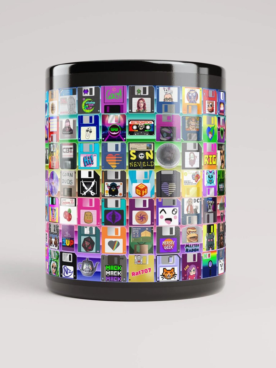 Floppy Project Mug (black) product image (5)